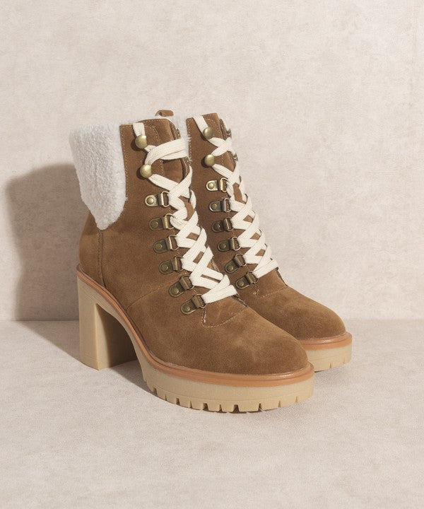 Madilyn - Platform Shearling Boots