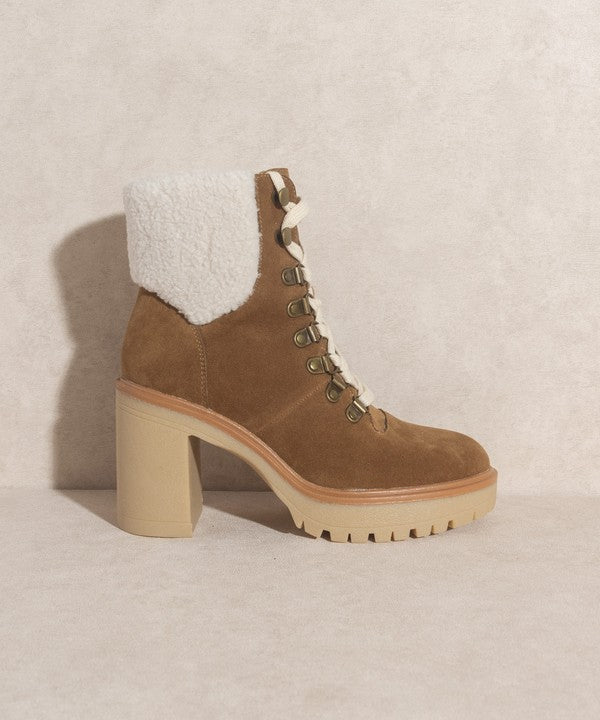 Madilyn - Platform Shearling Boots