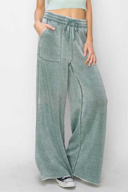 Marner High Rise Wide Leg Drawstring Sweatpants