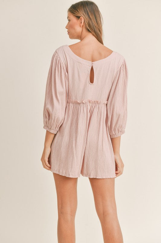 Ollie Oversized Wrinkle Gauze Romper