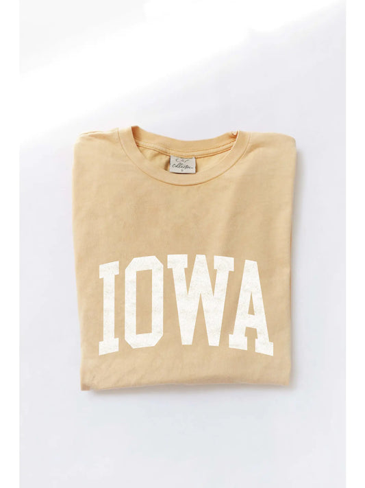 Iowa Mineral Washed Graphic Tee