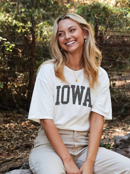 Iowa Mineral Washed Graphic Tee