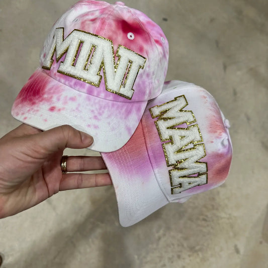 Mini Chenille Tie Dye Cap