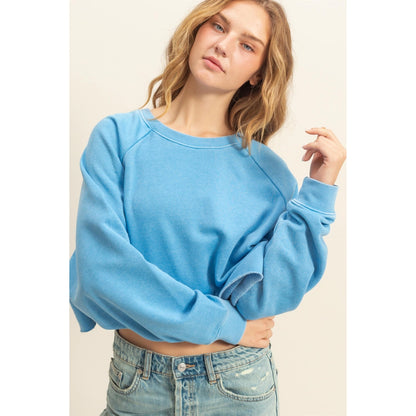 Missi Laid Back Crop Sweatshirt