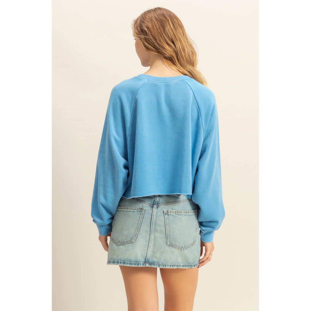 Missi Laid Back Crop Sweatshirt