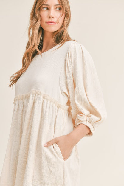 Ollie Oversized Wrinkle Gauze Romper