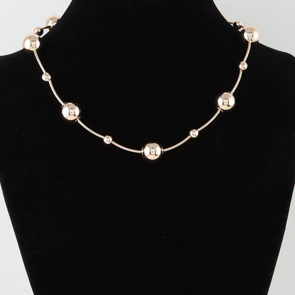 Multi Shiny Orb Necklace