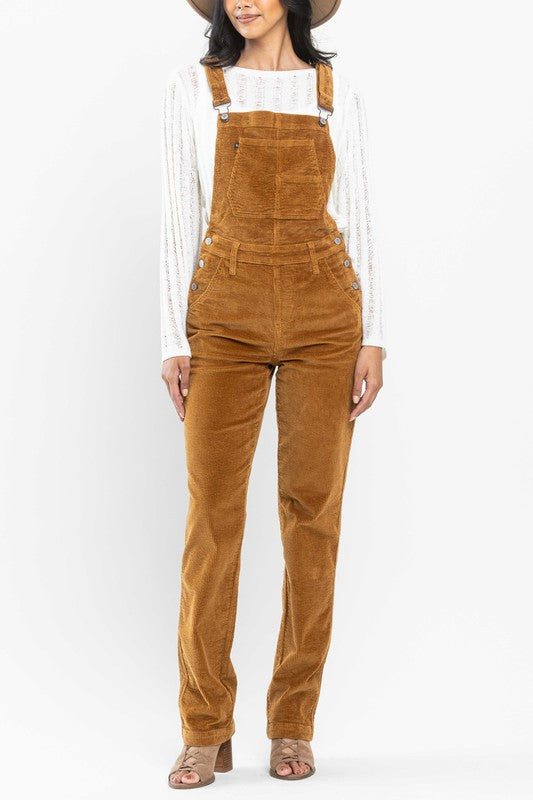 Josie High Waist Corduroy Overall