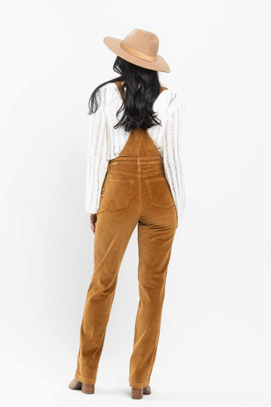 Josie High Waist Corduroy Overall