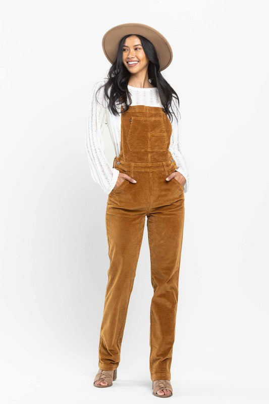 Josie High Waist Corduroy Overall