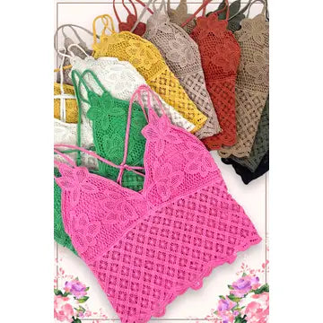 Crochet Lace Bralette Top