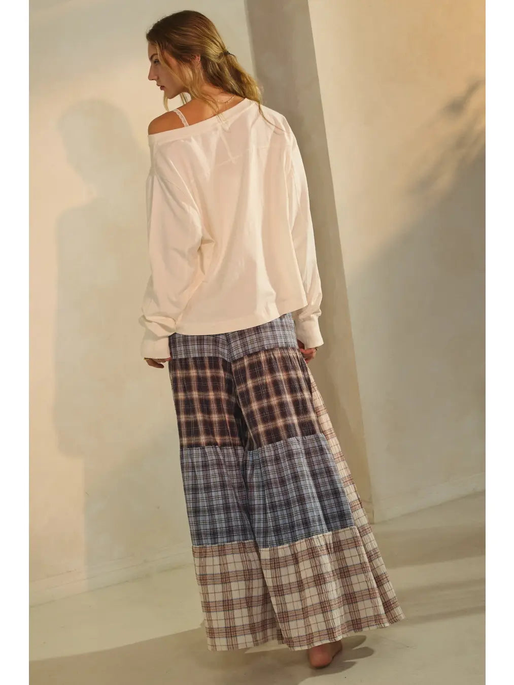 The Blues Relaxed Patchwork Pants