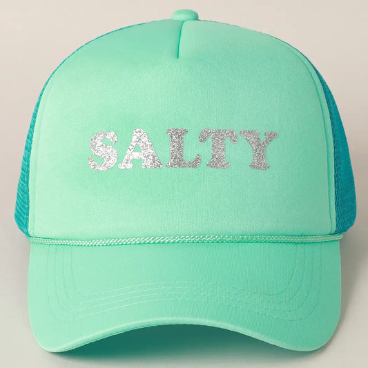 Glitter Salty Printed Foam Trucker Hat