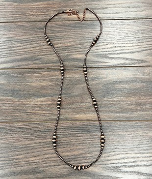 One Speed Copper Navajo Pearl Necklace