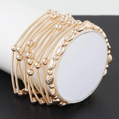 Precious Metal Stackables Bracelet
