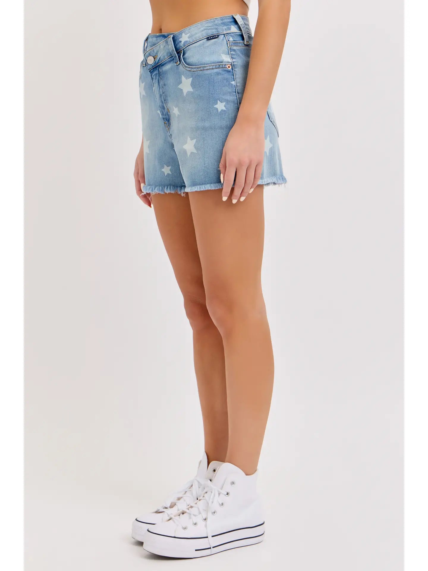 Buffy High Rise Star Mom Short