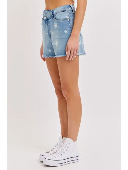 Buffy High Rise Star Mom Short