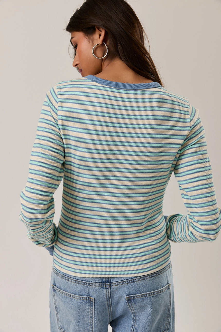 Elin Thermal Long Sleeve with Thumb Hole Knit Top