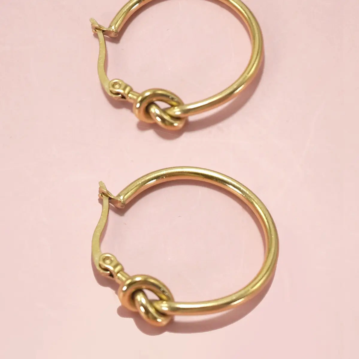 18K Stainless Steel Waterproof Tarnish Free Hoops