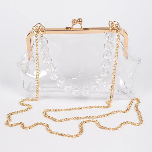 Vintage Clasp PVC Handbag